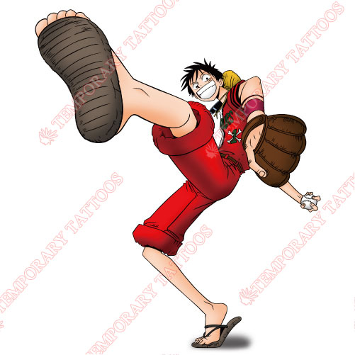 One Piece Customize Temporary Tattoos Stickers NO.602